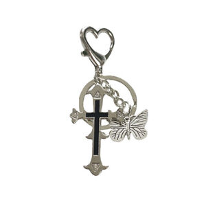 Fashion Y2K Vintage Cross Butterfly Phone Charms KeyChains Crafts Bag Pendant