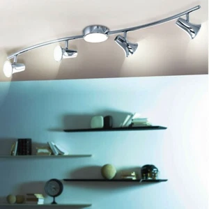 12 Watt LED Soffitto Faretto Argento Camera per gli Ospiti Luce Punti - Foto 1 di 5