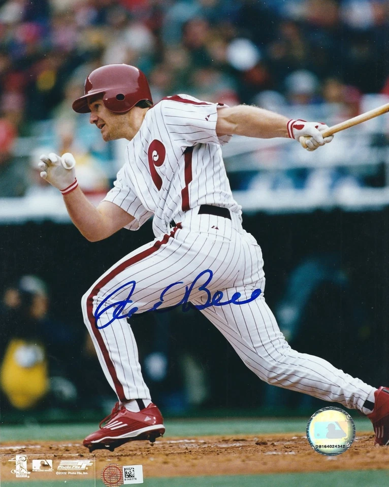 Foto autografiada firmada 8x10 de David Bell de los Filis de Filadelfia - Certificado de autenticidad  Foto 1 de 1