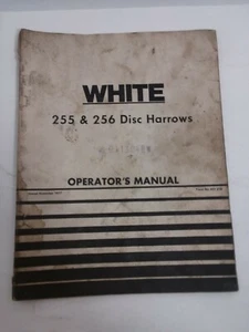 Oem White 255 & 256 Disc Harrows Operators manual 1977 - Picture 1 of 3