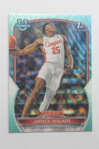 2023 Bowman University 1st Jarace Walker TEAL REFRACTOR COMPLETO RC #14 - Imagen 1 de 3