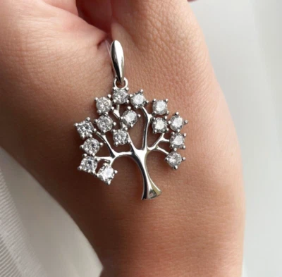 Colgante Árbol de la Vida Plata de Ley 925 Joyería de Ucrania Regalo para Mujer Nuevo Foto 1 de 4
