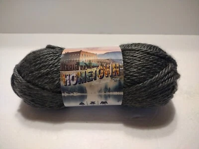 Lion Brand Hometown EE. UU. Hilado-Chicago Carbón Foto 1 de 3