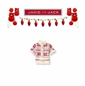 Janie and Jack baby Girl Holiday Christmas Special Sweater Poncho NWT Size 6-12m