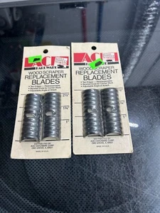 New 2-pack lot Vintage (4-blades)Ace Hardware Wood Scraper 10316 Serrated 2-1/2" - Picture 1 of 2