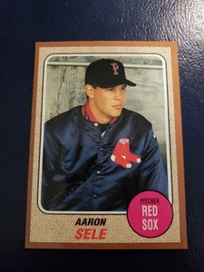 Aaron Sele Boston Red Sox 1993 Baseball Cards Magazines w Brown Border - Picture 1 of 3