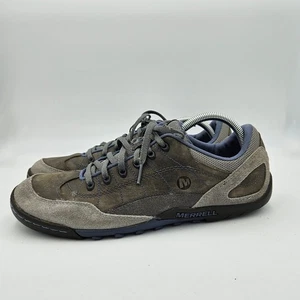 Merrell Men’s Pike Sector Gray Lace Up Sneaker Shoe Sz 10 Leather Hike Outdoor - Picture 1 of 8