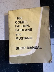 1966 Ford Shop Manual – Comet Falcon Fairlane Mustang Vintage Original - Bild 1 von 17