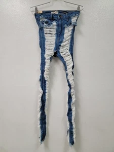 Pantalones de mezclilla AP Blue By Aphrodite de algodón desgastados para mujer talla 7 (28) - Imagen 1 de 5