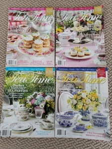 Tea Time Magazine Jan / August 2025 The British issue 4 Lot - Picture 1 of 5