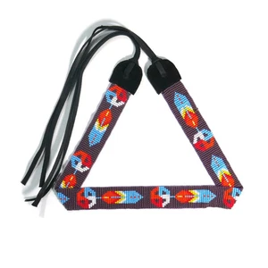 Fascia per cappello con perline stile nativi americani fatta a mano - Foto 1 di 2