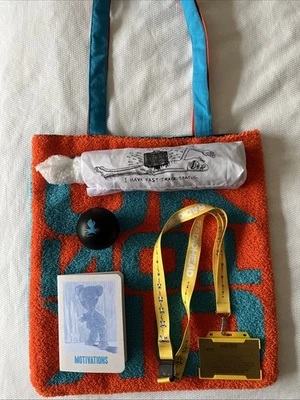 Radiohead European Tour VIP Exclusive Merchandise Tote Bag and Accessories - Image 1 of 2