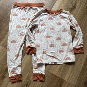 Pijama caprichoso hilos ropa de bambú para niños pequeños talla 3T manga larga 2 piezas - Imagen 1 de 9