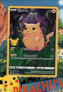 Pokémon TCG Pikachu 005/025 25th Anniversary Celebrations Holo LP - Bild 1 von 2