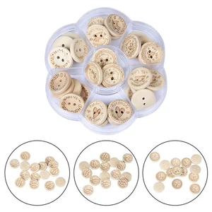 Wooden Button Wooden Button Convenient Lightweight Unique Design Wear-resistant - Picture 1 of 5