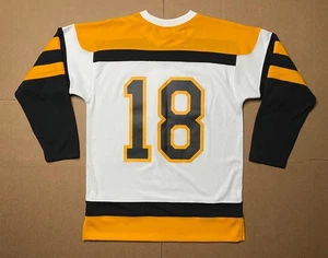 Mitchell & Ness Men’s M Willie O’Ree Boston Bruins 1958 Blue Line White Jersey - Picture 1 of 8