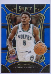2023-24 Select Blue Prizm #364 Anthony Edwards - Minnesota Timberwolves - Picture 1 of 2