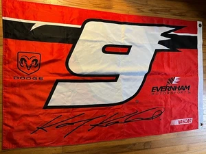 Evernham Motorsports 3 x 5 Flagge #9 Kasey Kahne mit Ösen schweres Vinyl NASCAR - Bild 1 von 7