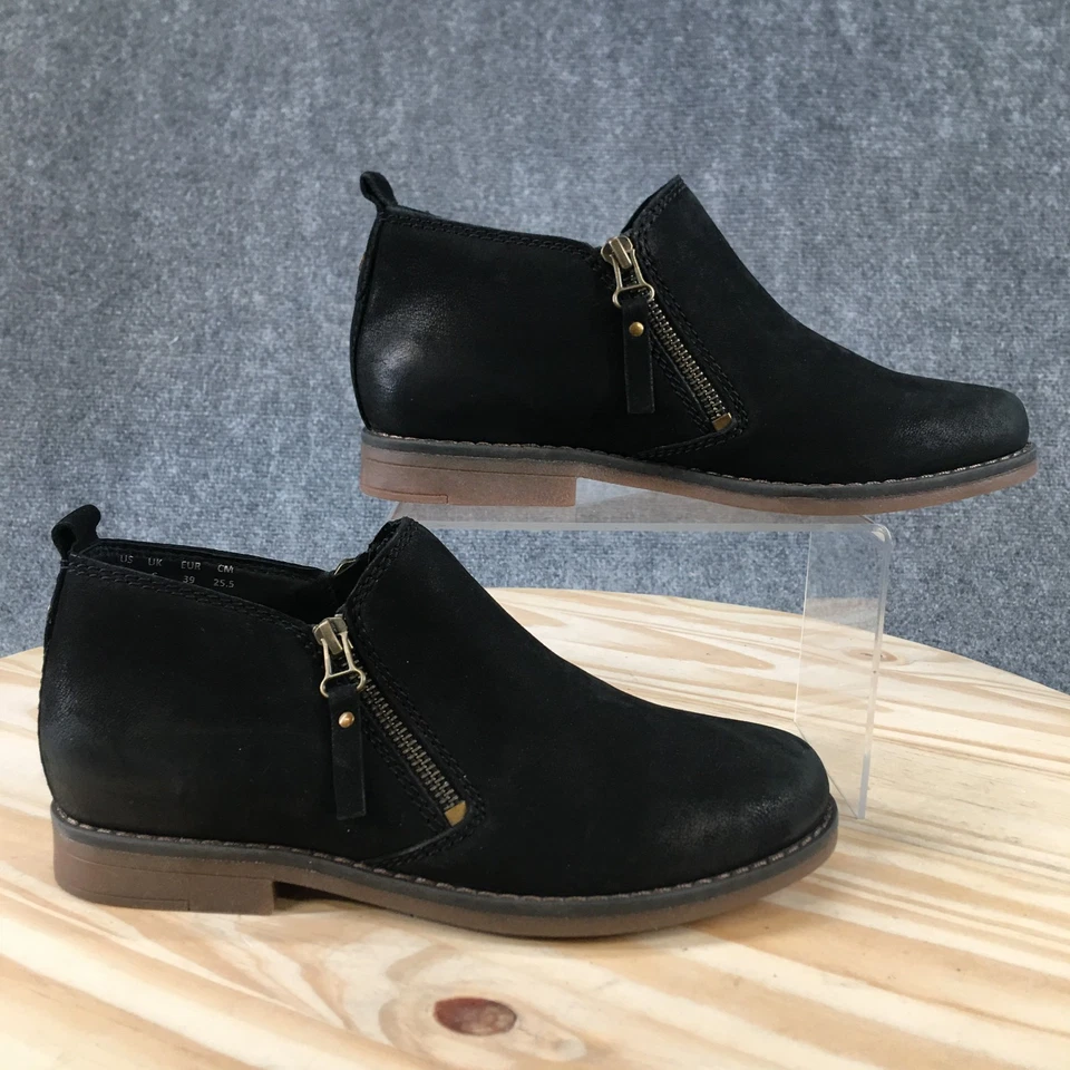 Botas Hush Puppies para mujer 8 anchas grandes Mazin Cayto botín negro informal tobillo Foto 1 de 4