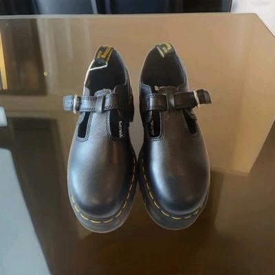 DR. MARTENS AUDRICK NAPPA LUX PLATFORM MARY JANE SHOES Size 8 - Image 1 of 4