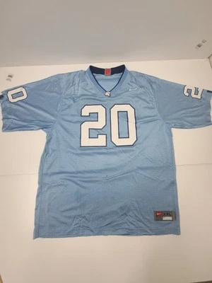 UNC Tarheels Jersey Men 2XL North Carolina #20 College Football NCAA Nike Team  - Image 1 of 4