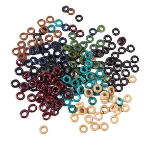 100 Pieces Multi Color Round Braid Dread Clip - Picture 1 of 6