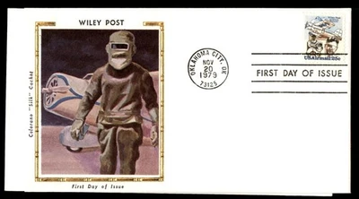Mayfairstamps US FDC 1979 Wiley Post Colorano Silk Cachet First Day Cover aau_25 - Image 1 of 2