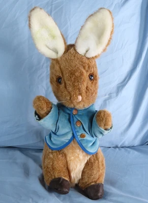 Vintage PETER RABBIT PLUSH STUFFED ANIMAL by EDEN Beatrix Potter Cottontail 15" - Image 1 of 4