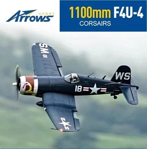 RC Airplane Aircraft Blue Arrow 1100m Corsairs F4U-4 Electric Remote Control 6CH - Picture 1 of 19