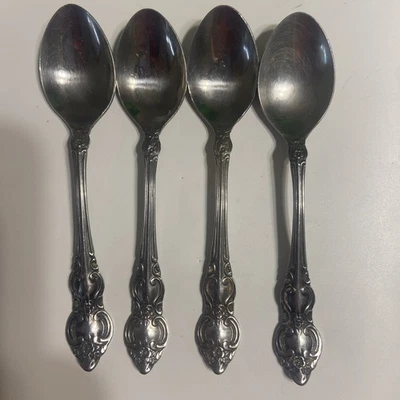 Lifetime Cutlery Stainless Japan Teaspoons Lot of 4 Vintage Flatware Replacement - Image 1 of 4