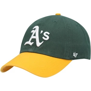 Men's '47 Green Athletics Clean Up Adjustable Hat - Picture 1 of 4