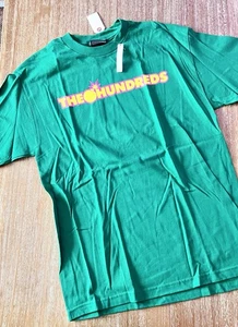 NEW The Hundreds Mens Tee Shirt T-shirt L Large Green Bomb Classic Dead stock DS - Picture 1 of 4