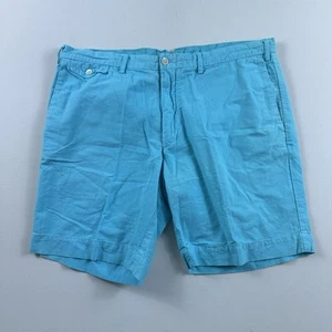 Polo Ralph Lauren Chino Shorts Mens 36 Blue 100% Cotton - Picture 1 of 6