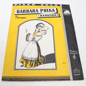 Barbara Polka Baruska Piano Solo Sheet Music F Kovarrik 1940 Moderne Publication - Picture 1 of 5