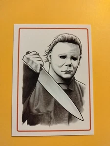 Michael Myers horror Face Card art card B. Winton pack fresh Free Ship cool! - Picture 1 of 2