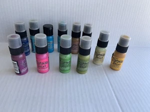 Ranger Tim Hotlz Distress Paint Lot Mix Lot Of 12 Mixed Media Art - Picture 1 of 6