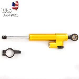 US Steering Damper Stabilizer Linear Reversed Support For GSXR600 750 1000 1300 - Picture 1 of 9