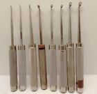 Tieman 080-1411-5 Boss SSI Ultra And Unmarked Curved Curettes **Lot Of 8**