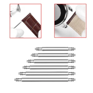 108x Stainless Steel Watch Band Spring Bars Strap Link Pins 8-25mm Install Tool - Picture 1 of 12