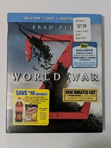 World War Z, Best Buy Exclusive (Blu-ray + DVD, 2013) Sealed, Pristine Slipcover - Picture 1 of 2