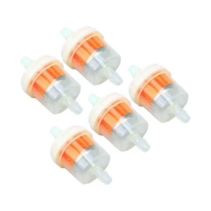 5pcs 1/4" 6mm In/Out Gas Oil Fuel Filter Fit For Suzuki Katana GSX600F Parts - Picture 1 of 6