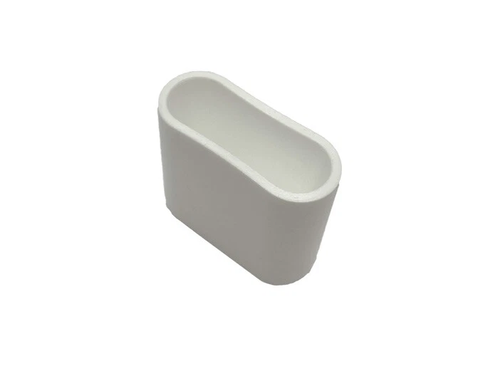 Fusskappe 45x17mm oval für Gitterstuhl in weiss oder schwarz wählbar - Bild 1 von 4