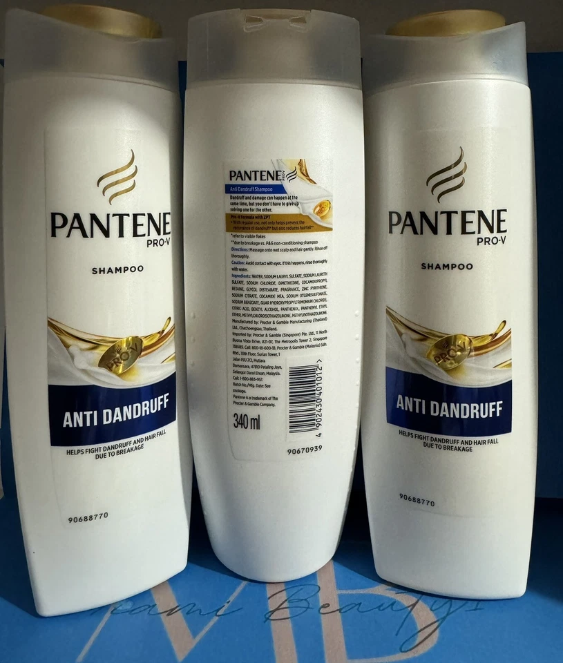 3* CHAMPÚ ANTICASPA CONTROL 3* PANTENE PRO-V 340 ML CADA UNO ENVÍO GRATUITO✅ Foto 1 de 1