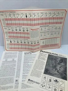 Juego de mesa Dragonslayer #3800 - PANTALLA DE BATALLA Y REGLAS - SPI 1981 - Imagen 1 de 5