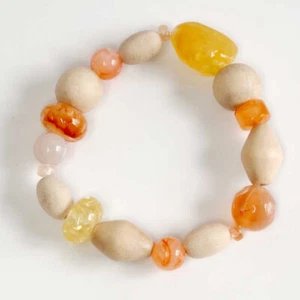 New Chicos Bohemian Beads Elastic Bracelet Stylish Women Party Vacation Jewelry - Picture 1 of 3