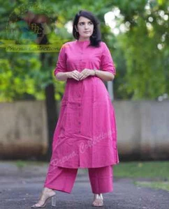 Indische Salwar Kameez Rundhals indische Hochzeit Party Kleidung Kurti Hose - Bild 1 von 61