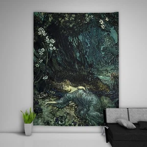 Vintage Shakespeare Tapestry Art Wall Hanging Sofa Table Bed Cover Poster - Picture 1 of 9