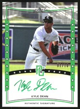 2014 Leaf Perfect Game Showcase Autographs Green #AKD1 Kyle Dean /10