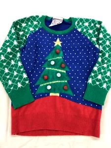 Holiday Sweater Christmas Tree Long Sleeve Kids Boys girls sz 4T - Picture 1 of 6