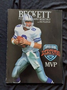 Troy Aikman/Cortez Kennedy/Paul Brown Beckett Football Card Monthly April 1993